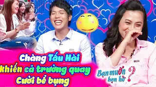 Chàng trai BÁN KẸO KÉO tìm vợ gặp gái cá tính TẤU HÀI cả trường quay cười bể bụng | Bạn Muốn Hẹn Hò