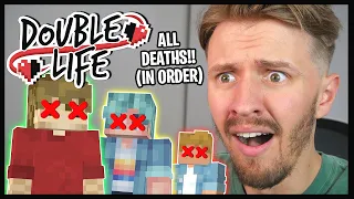 REACTING To Every DEATH In DOUBLE LIFE SMP!! (Deaths In Order!!)