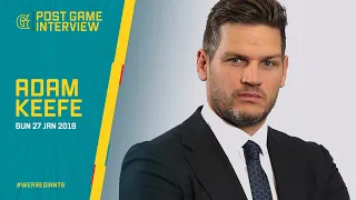 POST-GAME: Adam Keefe - vs Lightning 27/1/19