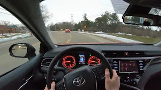 2020 Toyota Camry TRD - POV Test Drive (Binaural Audio)
