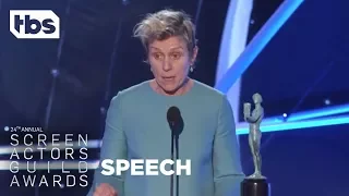 Frances McDormand: Acceptance Speech | 24th Annual SAG Awards | TBS