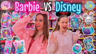 BARBIE💅🏻🎀 VS DISNEY✨🏰 MYSTERY TOY SHOPPING CHALLENGE *WITH MY BIGGEST FAN!!*🥳🛒🛍️🫶🏻 | Rhia Official♡