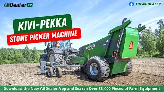 Kivi-Pekka Stone Picker Machine From Pel Tuote Oy - AGDealerTV