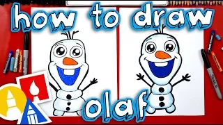 How To Draw Olaf From Disney Frozen