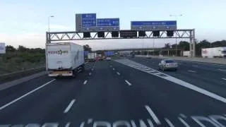 Trucking In The UK - M1 J13 to M40 J1 via M25 Motorway