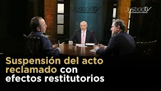 Suspensión del acto reclamado con efectos restitutorios