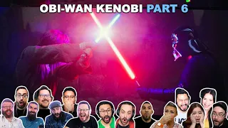 Reactors React to Obi-Wan Kenobi and Darth Vader's FIGHT | Obi-Wan Kenobi 1x6