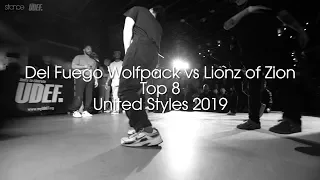 Del Fuego Wolfpack vs Lionz of Zion (Top 8) // .stance // United Styles 2019