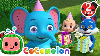 Emmy's Birthday Song! | 2 HOUR CoComelon Animal Time | Animal Nursery Rhymes