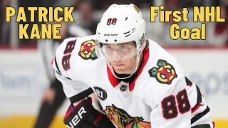 Patrick Kane #88 (Chicago Blackhawks) first NHL goal Oct 19, 2007 (Classic NHL)