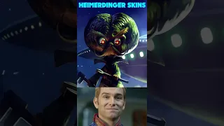 Heimerdinger skins #shorts