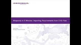 [IBM Rhapsody] - Importing [UML]-Elements from CSV Files