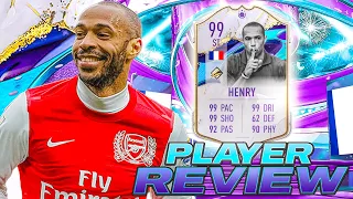 🔥99 COVER STAR ICON HENRY SBC PLAYER REVIEW - FIFA 23 ULTIMATE TEAM