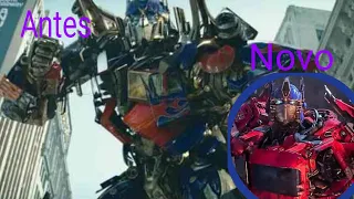 Transformações de Optimus prime em 4k