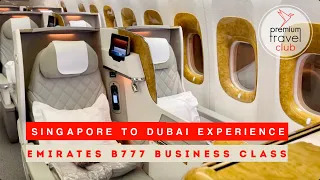 Emirates Boeing 777 new business class review: Singapore to Dubai