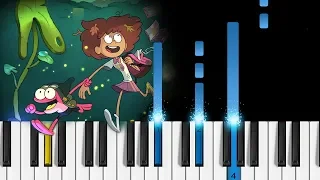 Amphibia Theme Song - Piano Tutorial [NEW DISNEY SERIES]