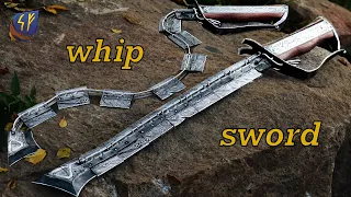 Making a RETRACTABLE WHIP SWORD | Fantasy Challenge