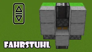 Sehr einfacher Fahrstuhl/Aufzug in Minecraft! (Tutorial)