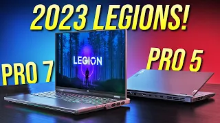 New Lenovo Legion Gaming Laptops in 2023!