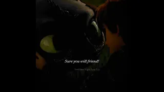 Then- Goodbye toothless i love you💞#httyd#friend#shorts