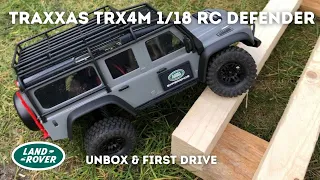 Traxxas TRX4m Defender RC 1/18 scale radio controlled model Land Rover