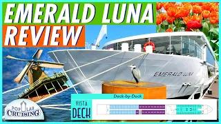 Experience a NETHERLANDS River Cruise 🇳🇱 Emerald LUNA Review and Deck-By-Deck Tour ~ Emerald Cruises