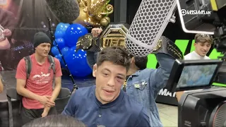 Bienvenida a Brandon Moreno, Campeón 125 lbs de UFC en Entram Gym Tijuana, México.