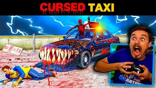 I drove a CURSED Taxi in GTA 5! (HELP!)