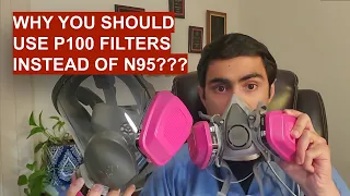 DOCTOR EXPLAINS BEST MASKS FOR COVID-19 PATIENTS ---- Why you should use p100 masks rather than n95s