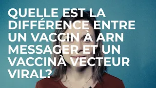 Quelle est la différence entre un vaccin à ARN messager et un vaccin à vecteur viral? SIAM by SSPH+