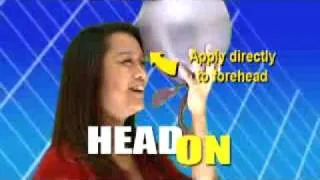 HEADON! Apply directly to the forehead! Parody