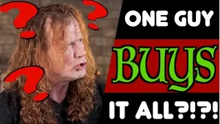 One Guy Bought Out Megadeth's Reverb Guitar Shop + Rumours of Dave Mustaine Switching to Gibson?
