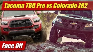 Face Off: Toyota Tacoma TRD Pro vs Chevrolet Colorado ZR2