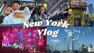 NEW YORK VLOG🗽: First Time In The City | Nicki Minaj Concert 🎵| Mukgang 🍔| Exploring