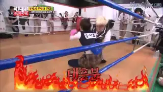[ENGSUB] Ji Hyo VS HAHA Funny boxing ever