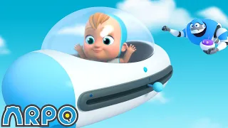 Smartcrib Babychase!!! | Baby Daniel and ARPO The Robot | Funny Cartoons for Kids