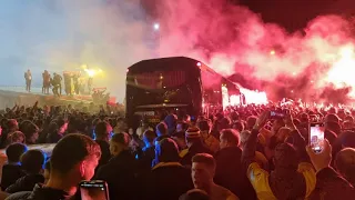 LILLE 1 2 LENS | Enorme ambiance au retour du bus lensois a 1 h du matin à Lens