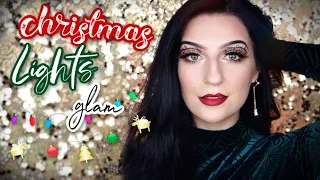 Christmas Lights Cut Crease Makeup Tutorial | 12 Days of SFX-mas 2019 | Madalyn Cline