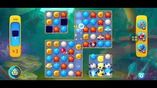 FishDom Level 1115 Complete - GamePlay - FishDom-Level-1115-Complete