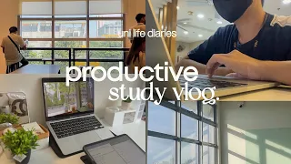 📂 STUDY VLOG — uni life lately 🍃 (cramming), coffee run, and study hacks!