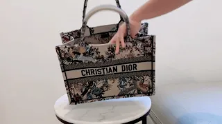 Dior Book Tote Bag | What fits in the bag | WIMB - Fits MacBook 13” Laptop