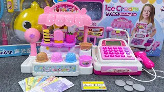 9 Minutes Satisfying with Unboxing Cute Pink Ice Cream Store Cash Register ASMR | Review Toys