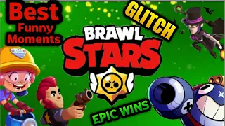 Best funny moments and glitch and epic wins and fails!! ||lonewolf yt|| brawl stars