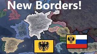 What If Germany and USSR Had The HRE and Russian Empire's Boraders? Hoi4 TImelapse