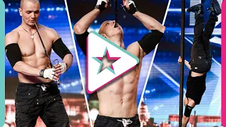 CRAZY CONTESTANT DOESN'T KNOW WHEN TO STOP! Alexandr Magala risks his life on the BGT stage!