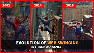 Spider-Man Games - Evolution of Web Swinging/Slinging in 18 Years | 2000-2018