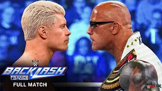 The Rock vs. Cody Rhodes: Backclash 2024 - Ladder Match