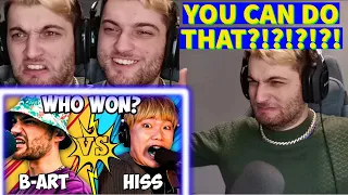 HISS VS B-ART | Control | Hold Up | #bbu22 Semi Final (REACTION)