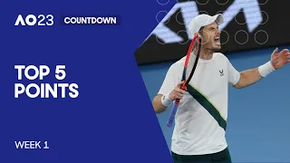 Week 1 | Top 5 Points | Australian Open 2023