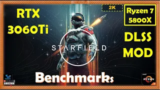 Starfield RTX 3060Ti with Nvidia DLSS Benchmarks | How to Install Starfield Upscaler Mod